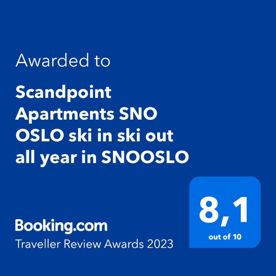 Scandpoint Apartments Oslo Ski In Ski Out All Year In Snooslo With Free Parking Экстерьер фото